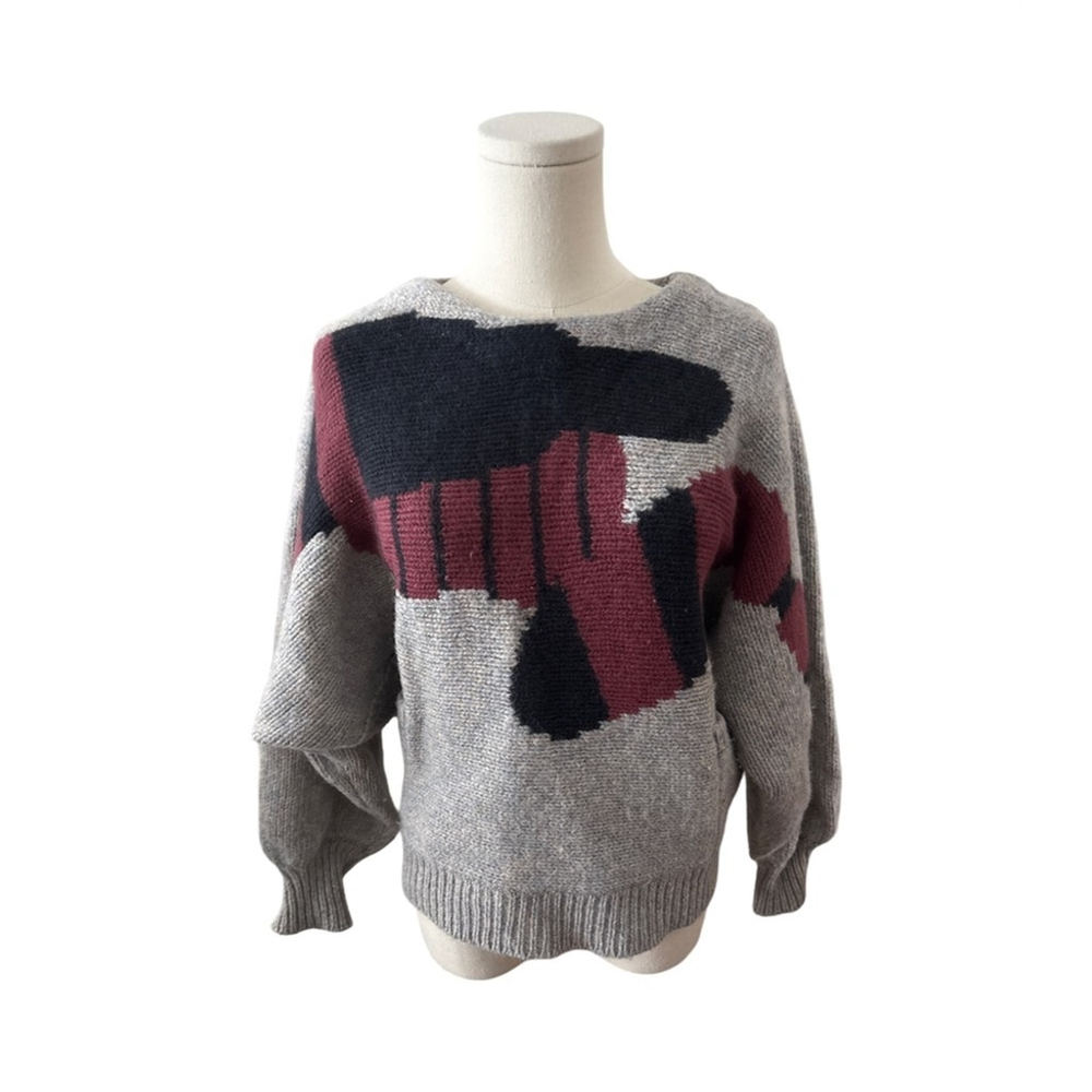 Michael Carol Vintage Sweater 60% wool 40% Angora - size L